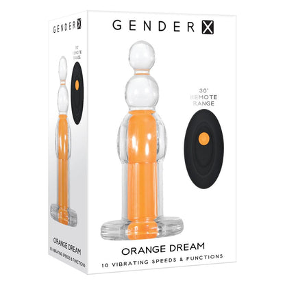Gender X Gender-X  Orange Dream Vibrating Plug *