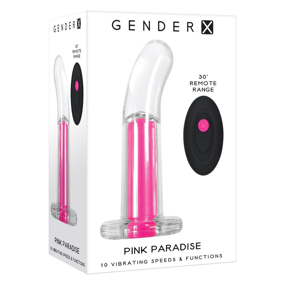 Gender X Gender-X  Pink Paradise Vibrating Plug *