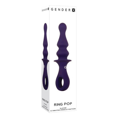 Gender X Butt Plugs Gender X Ring Pop Vibrating Plug Purple