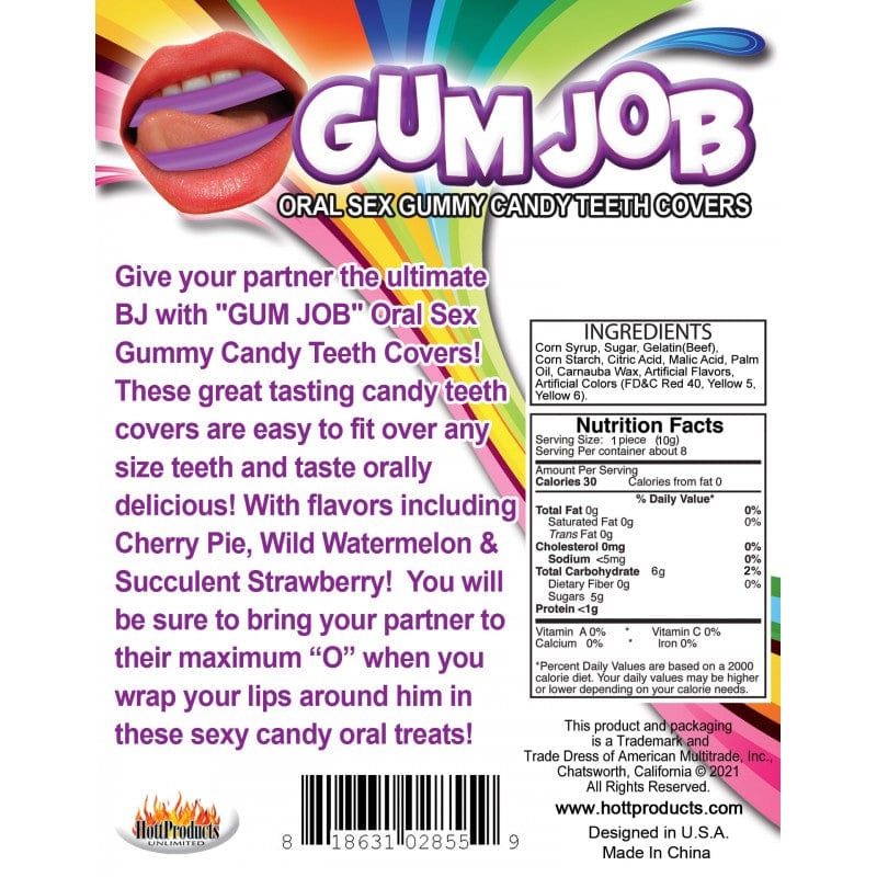 Hott Products Gum Job Oral Ex Gummy Teeth Covers