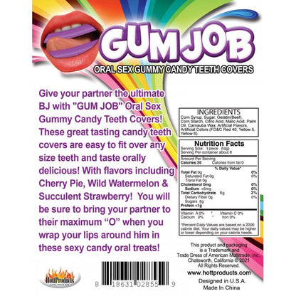 Hott Products Gum Job Oral Ex Gummy Teeth Covers