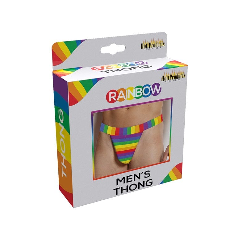 Hott Products lingerie Hott Products Rainbow Mens Thong