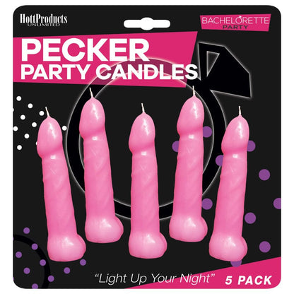Hott Products Novelties & Parties Hott Products Bachelorette Party Pink Pecker Candles