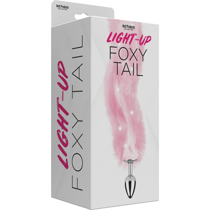 Hott Products Butt Plugs Pink Hott Products Light-Up Foxy Tail Plug