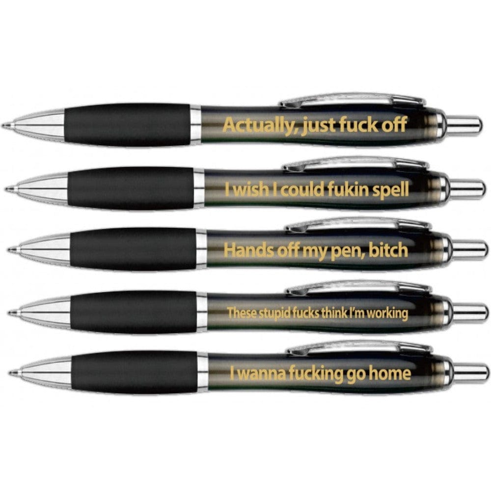 Hott Products Outrageous Office Pens - 5pk
