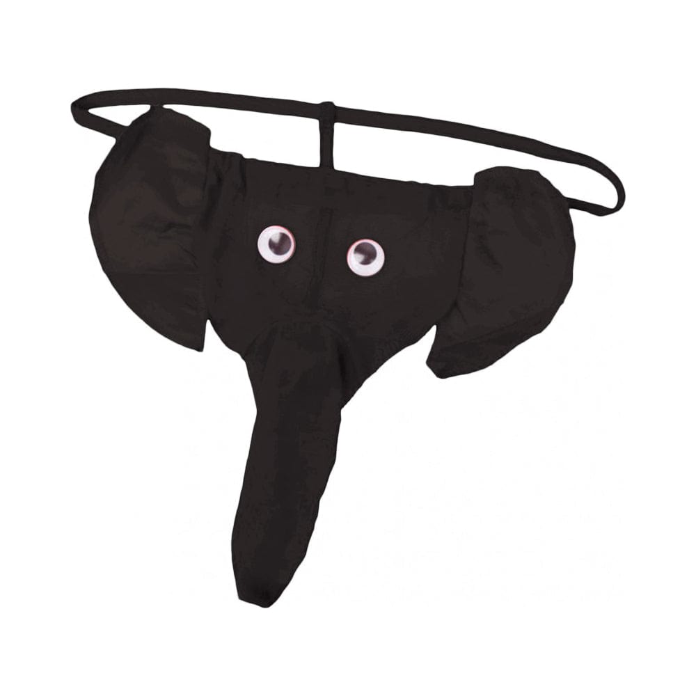 Hott Products Elephant Thong - Black