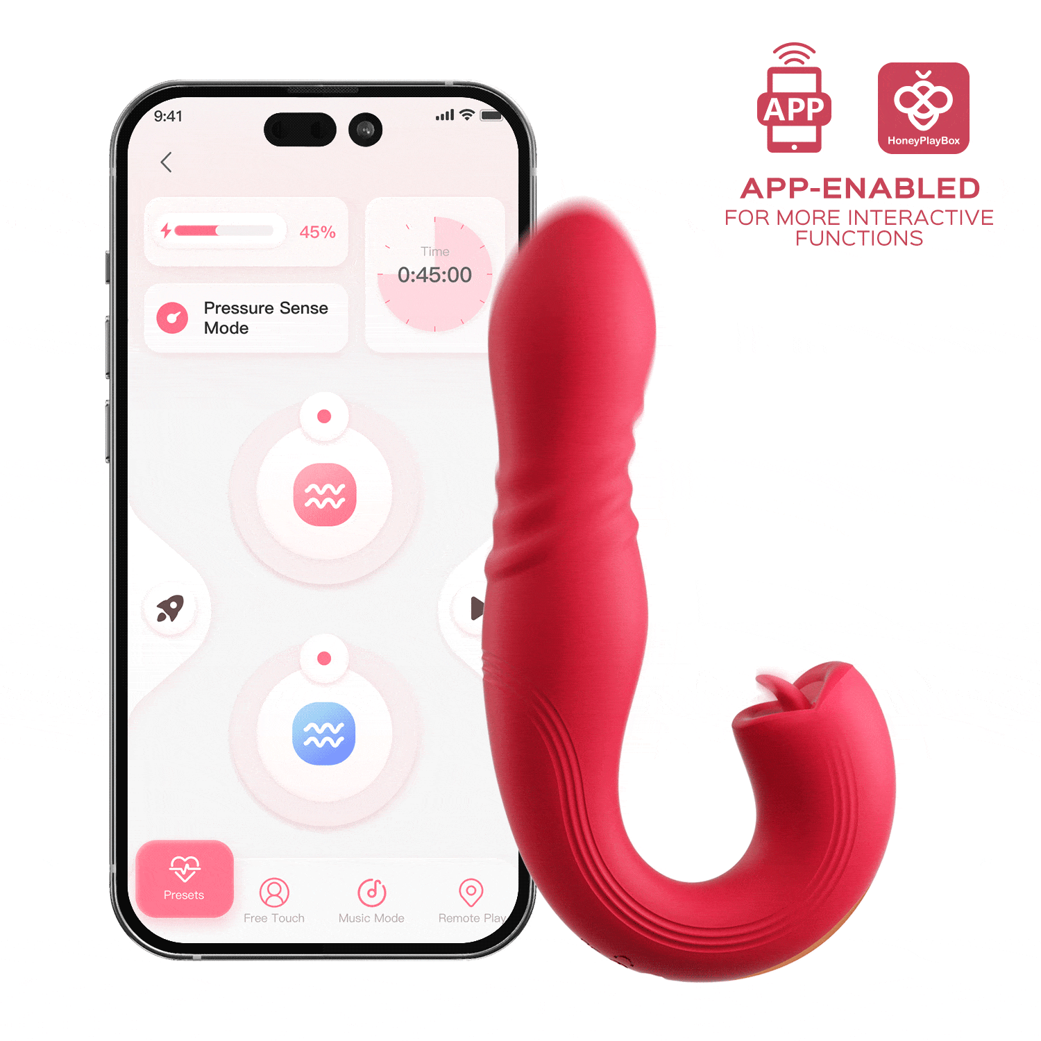 Honey Play Box Clitoral Stimulators Honey Play Box Joi Thrust 2 App-Controlled Thrusting G-spot Vibrator