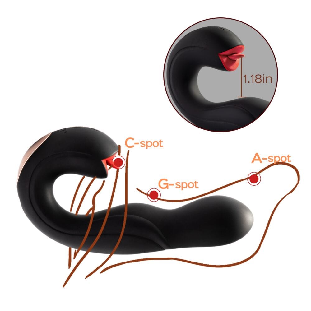 Honey Play Box Vibrators Honey Play Box Joi Pro Remote Control Rotating Head G-spot Vibrator & Clit Licker