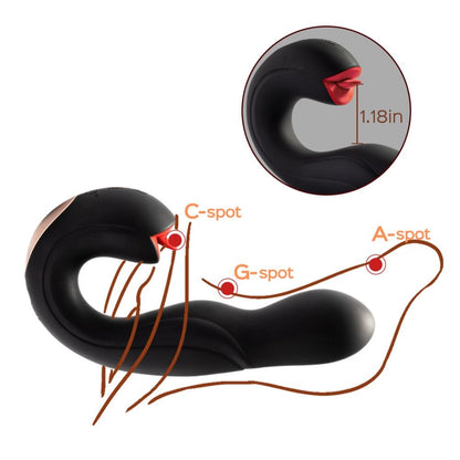 Honey Play Box Vibrators Honey Play Box Joi Pro Remote Control Rotating Head G-spot Vibrator & Clit Licker