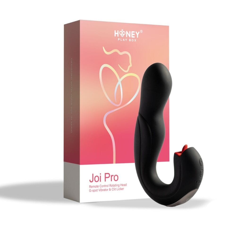 Honey Play Box Vibrators Honey Play Box Joi Pro Remote Control Rotating Head G-spot Vibrator & Clit Licker
