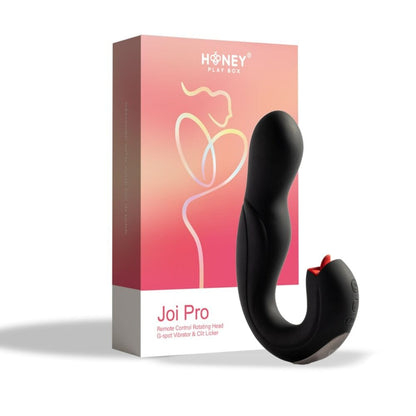 Honey Play Box Vibrators Honey Play Box Joi Pro Remote Control Rotating Head G-spot Vibrator & Clit Licker
