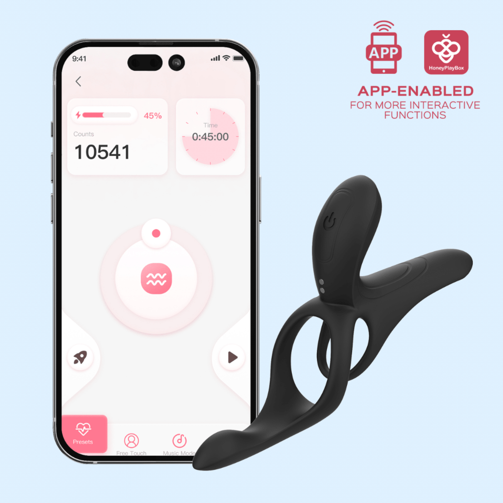 Honey Play Box App Controlled Toys Pleasure Pivot App-Enabled Couples Toy