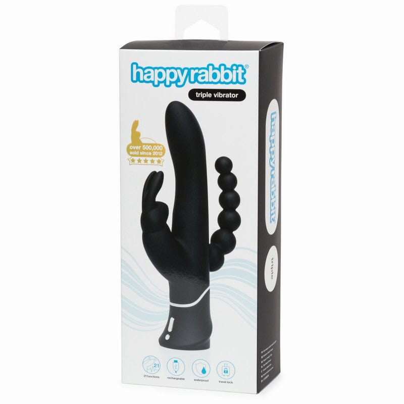 Happy Rabbit Rabbit Vibrators Happy Rabbit Triple Curved Rabbit Vibrator