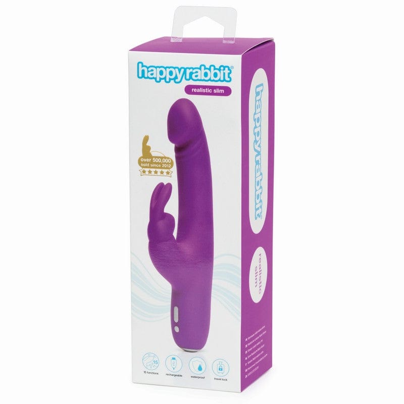 Happy Rabbit Rabbit Vibrators Happy Rabbit Realistic Slim Vibrator