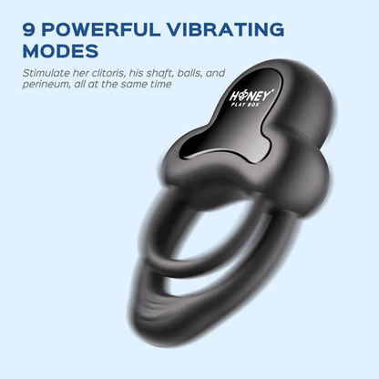 Honey Play Box App Controlled Toys Honey Play Box Anello Vibrating Double Cock Ring