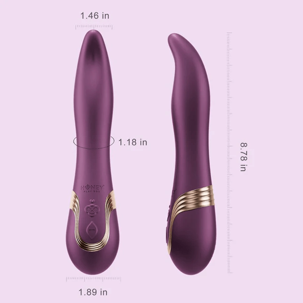 Honey Play Box App Controlled Toys Honey Play Box Fling App-Controlled Oral Licking Vibrator