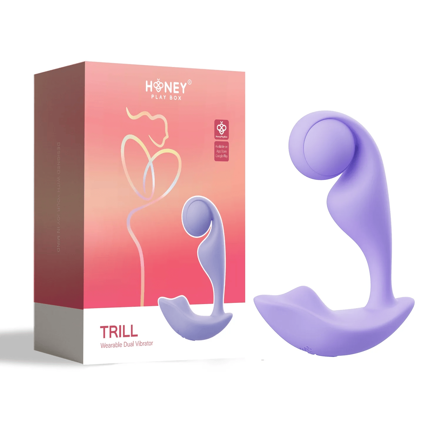 Honey Play Box App Controlled Toys Honey Play Box Trill Wearable Dual Vibrator
