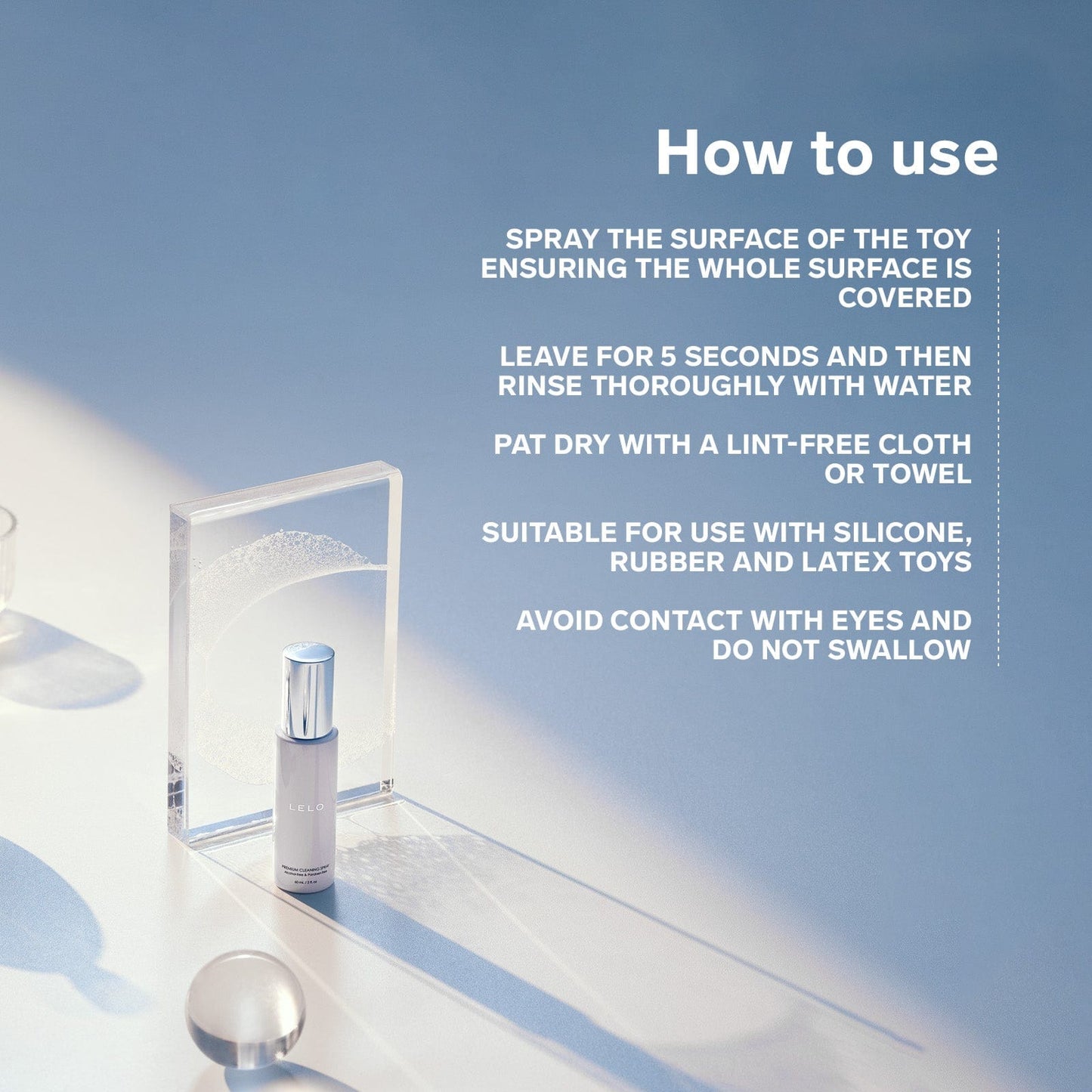 LELO Lubes & Lotions Lelo Antibacterial Toy Cleaning Spray
