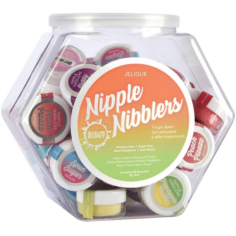 Jelique Products Lubes & Lotions Jelique Products Nipple Nibblers Sour Tingle Balm Mixed Bowl