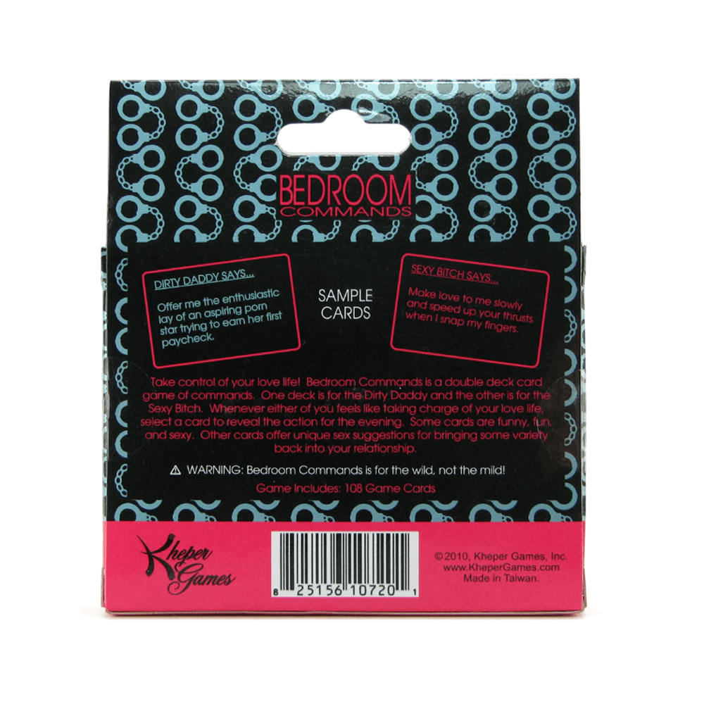 Kheper Games Inc Bedroom Commands Card Game