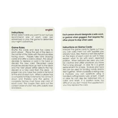 Kheper Games Inc 50 Positions of Bondage Card Game