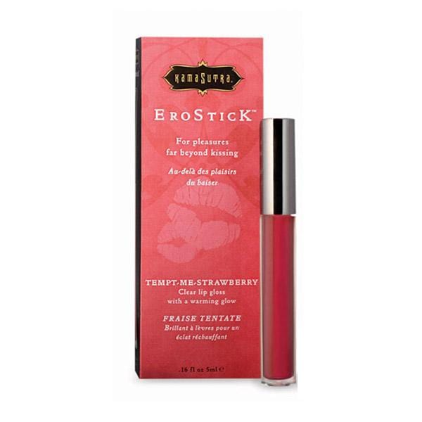 Kama Sutra Sensual Love Strawberry Kama Sutra Erostick Clear Lip Gloss