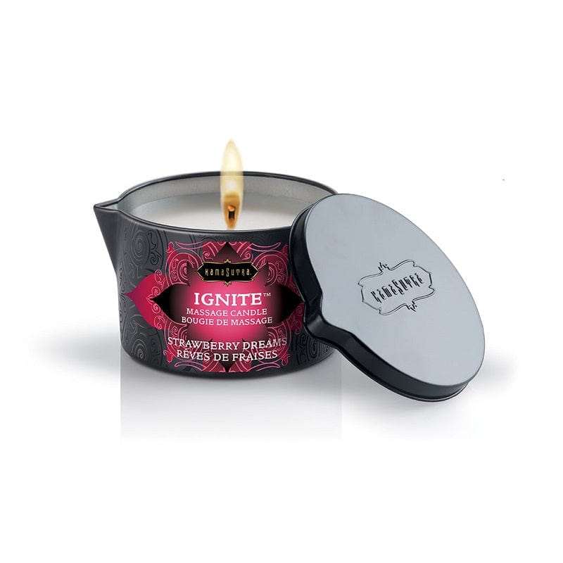 Kama Sutra Sensual Love Strawberry Dreams Kama Sutra Ignite Massage Candle