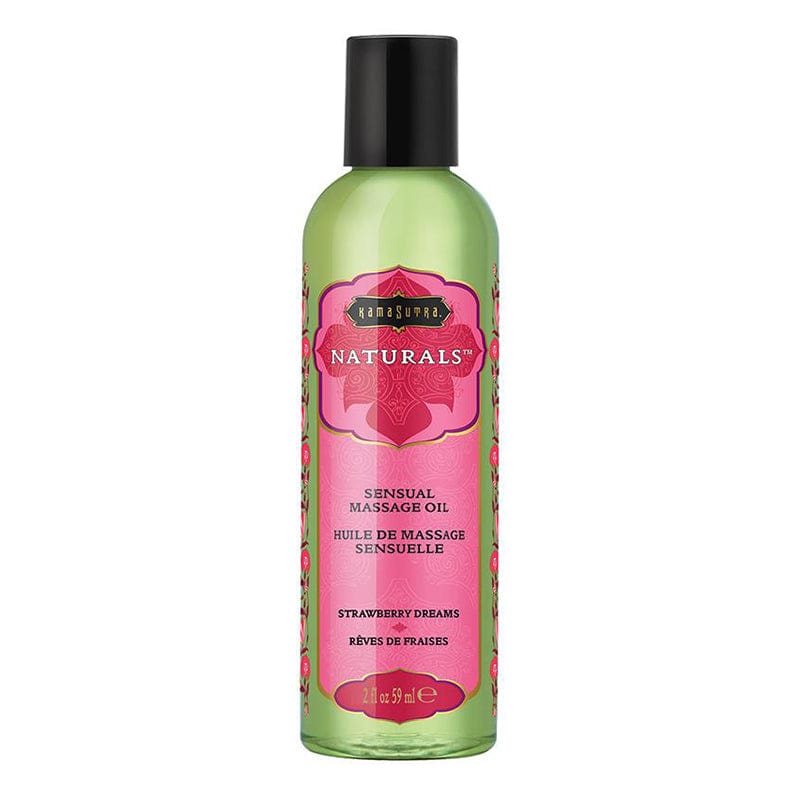 Kama Sutra Lubes & Lotions 2oz Kama Sutra Naturals Strawberry Dreams Massage Oil