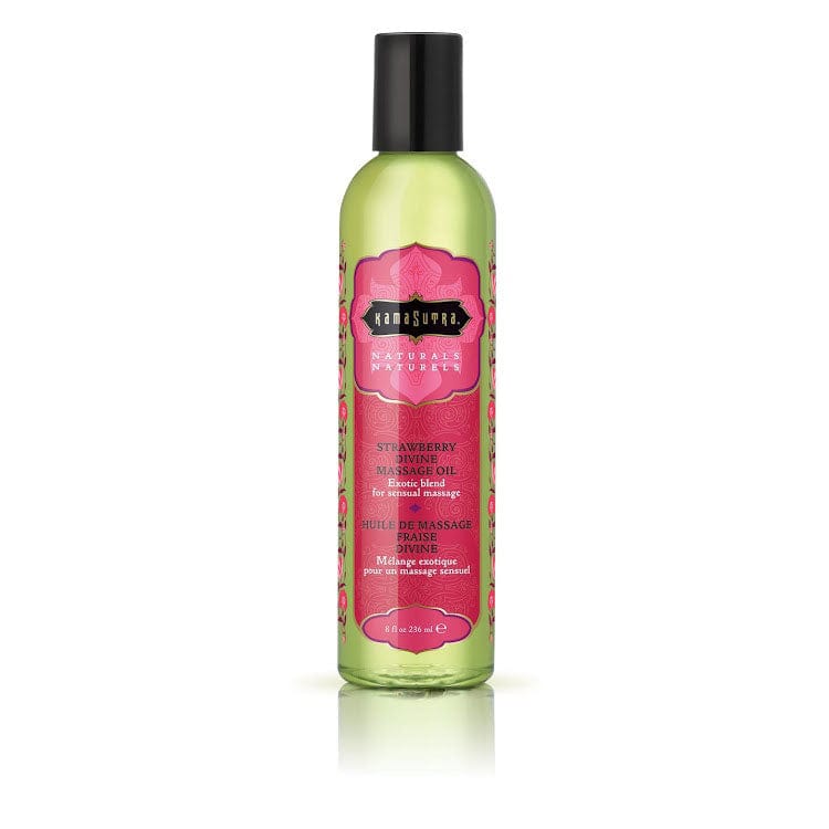 Kama Sutra Lubes & Lotions 8oz Kama Sutra Naturals Strawberry Dreams Massage Oil