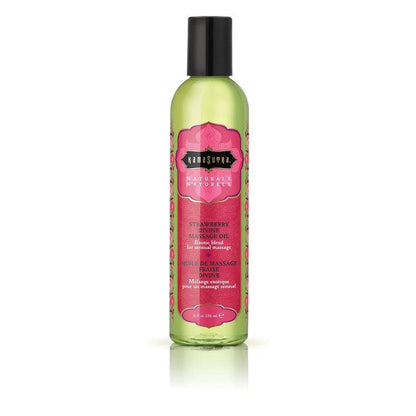 Kama Sutra Lubes & Lotions 8oz Kama Sutra Naturals Strawberry Dreams Massage Oil