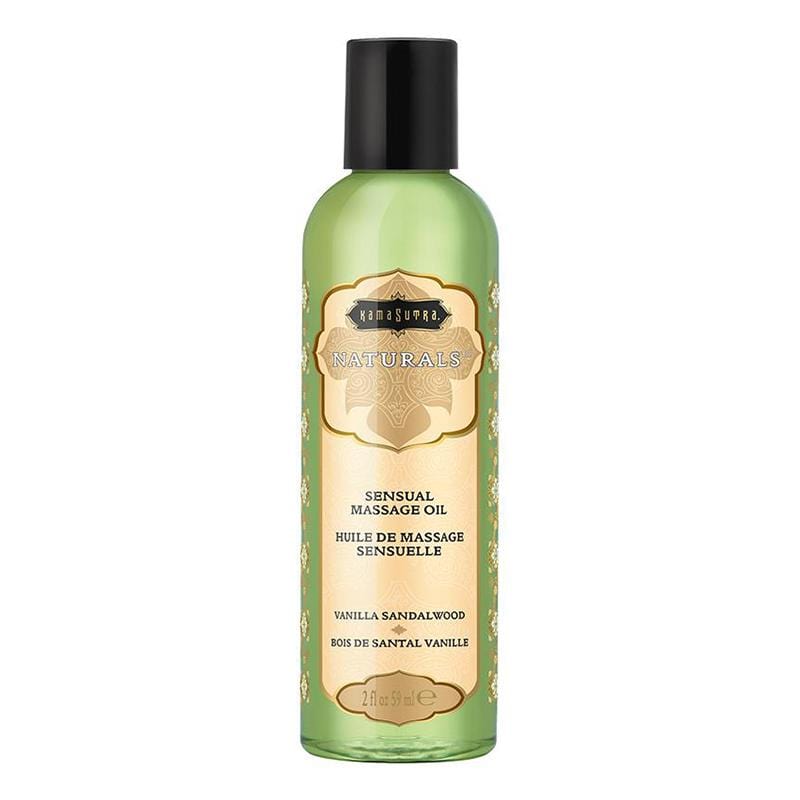 Kama Sutra Lubes & Lotions 2oz Kama Sutra Naturals Vanilla Sandalwood Massage Oil