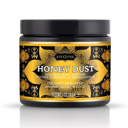 Kama Sutra Sensual Love Coconut Pineapple / 6 oz Kama Sutra Honey Dust Kissable Body Powder