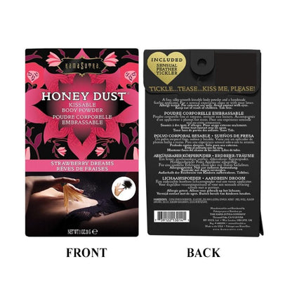 Kama Sutra Sensual Love Strawberry Dreams / 1 oz Kama Sutra Honey Dust Kissable Body Powder
