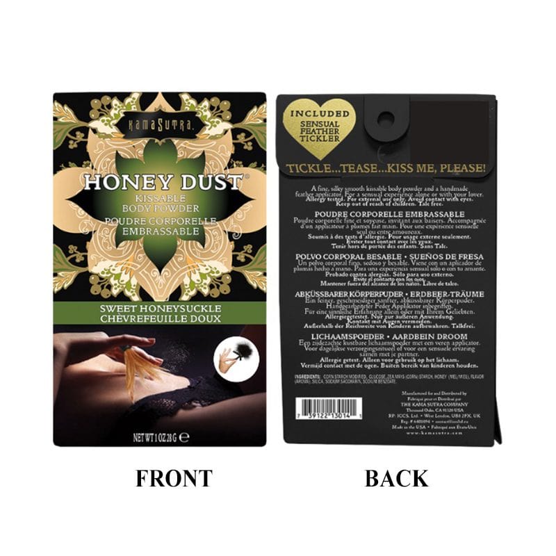 Kama Sutra Sensual Love Sweet Honeysuckle / 1 oz Kama Sutra Honey Dust Kissable Body Powder