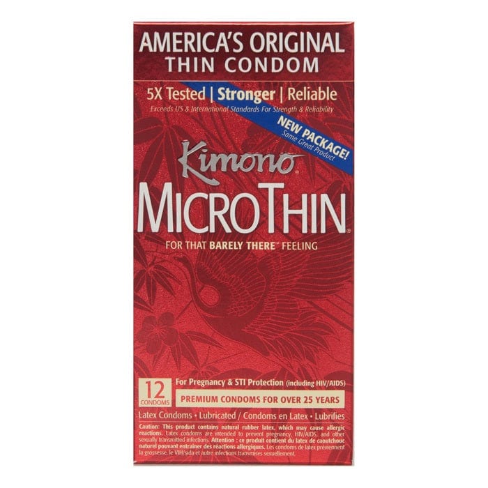 Kimono Condoms 12 pack Kimono MicroThin Condoms