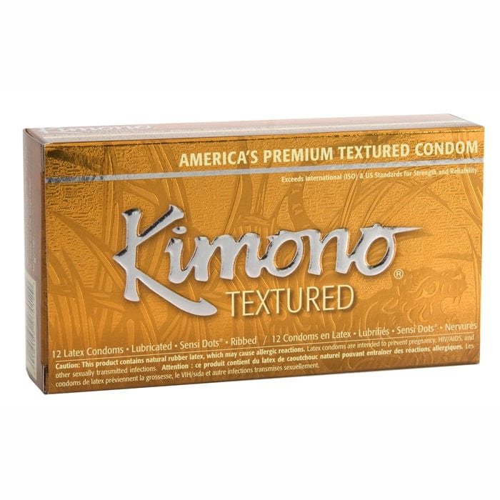 Kimono Condoms 12 pack Kimono Textured Condoms