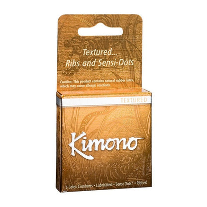 Kimono Condoms 3 pack Kimono Textured Condoms