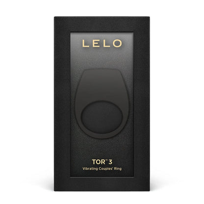 LELO Cock Rings Black Lelo TOR 3 Vibrating Couples Ring
