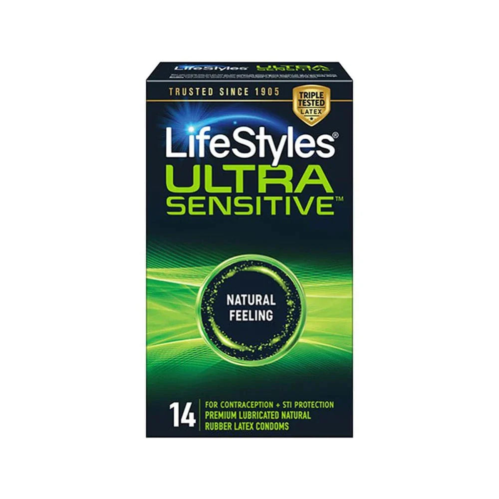 LifeStyles Condoms 14 pack LifeStyles Ultra Sensitive Condoms