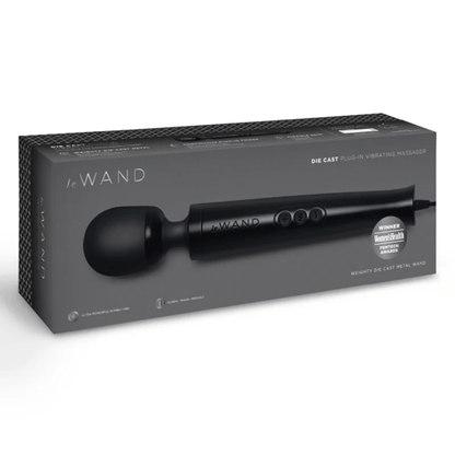 Le Wand Wand Massagers Black Le Wand Die Cast Plug-In Vibrating Massager