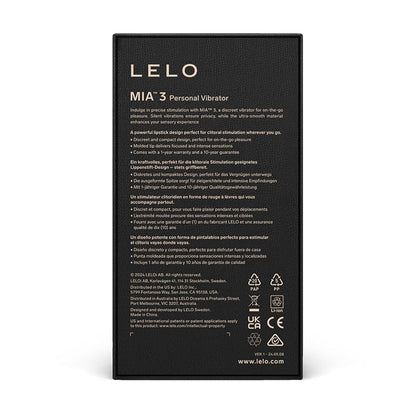 LELO Vibrator Lelo Mia 3 Bullet Vibrator