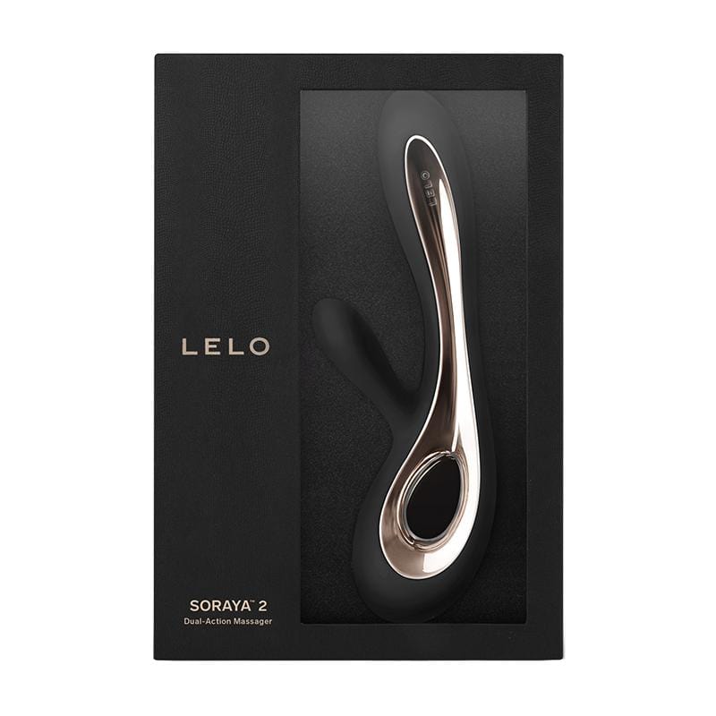Lelo Vibrators Black Lelo Soraya 2 Rabbit Vibrator