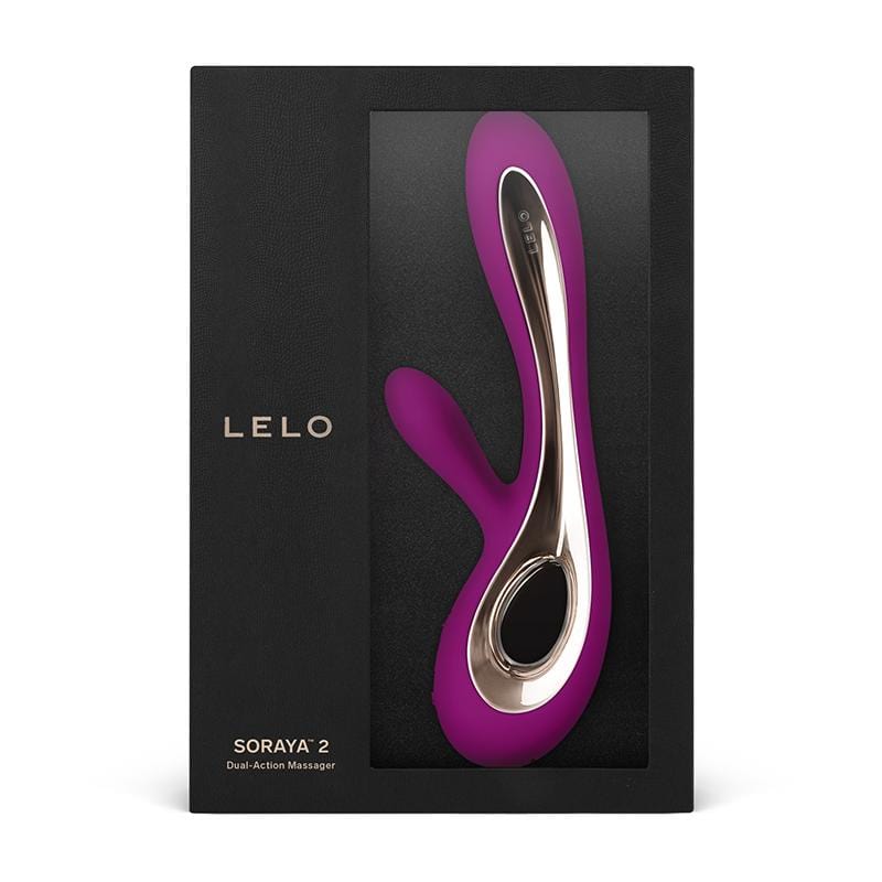 Lelo Vibrators Deep Rose Lelo Soraya 2 Rabbit Vibrator