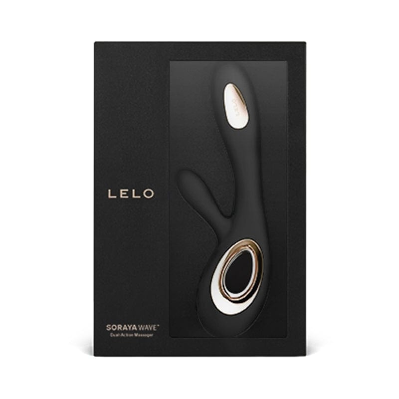 LELO Vibrators Black Lelo Soraya Wave Rabbit Vibrator