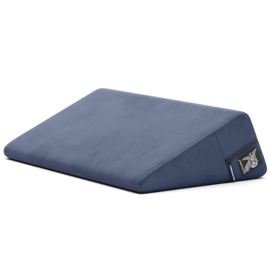 Liberator Sex Furniture Décor Velvet Blue Liberator Wedge