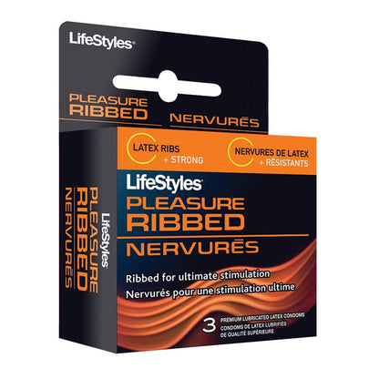 LifeStyles Condoms LifeStyles Pleasure Ribbed Condoms