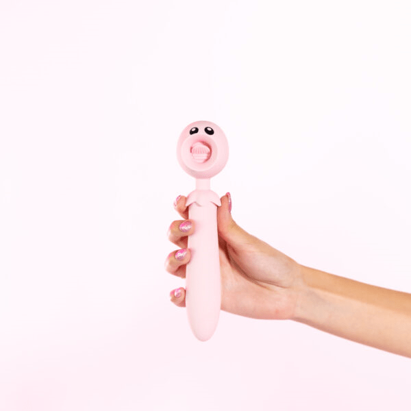 Natalie's Toybox Clitoral Stimulators Natalie's Toybox Lick N’ Stick Clit Flicker & G-Spot Vibrator