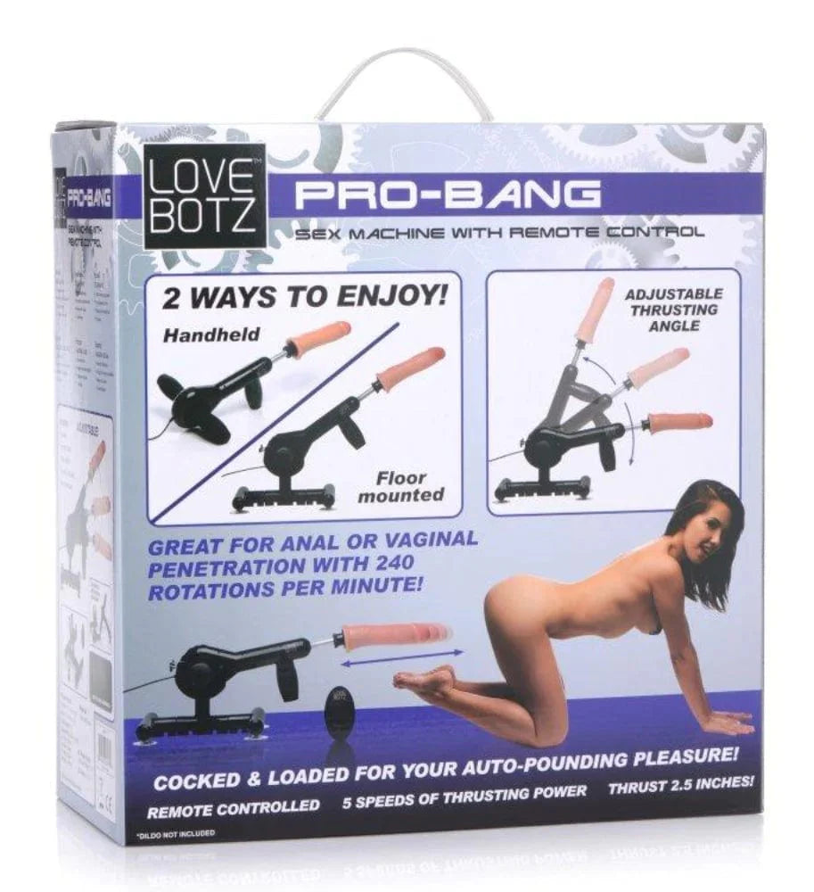 Lovebotz Fuck Machine Lovebotz Pro-Bang Remote Control Sex Machine