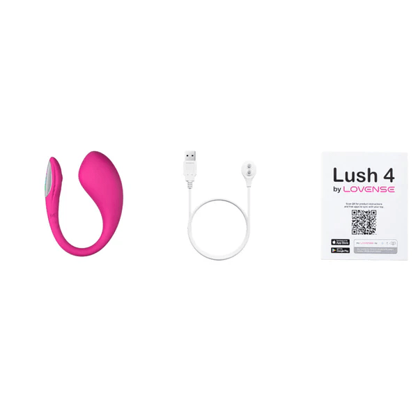 Lovense Vibrators Lovense Lush 4 Bluetooth Remote-Controlled G-Spot Egg Vibrator