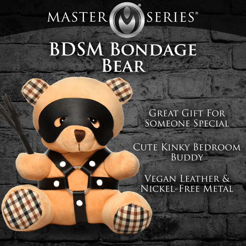 Master Series Novelties & Parties Master Series BDSM Teddy Bear Plush